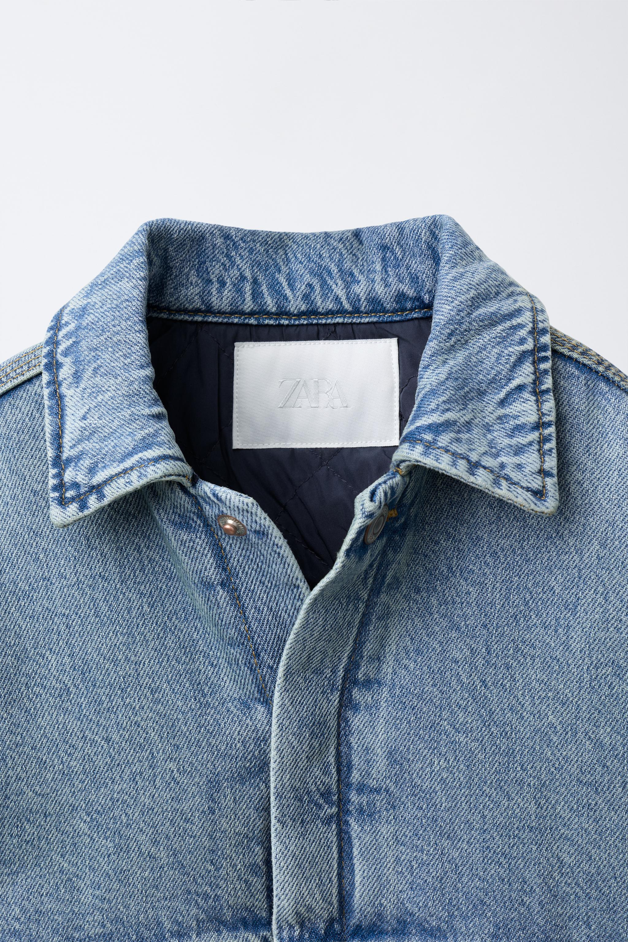 VESTE EN DENIM MATELASSÉE